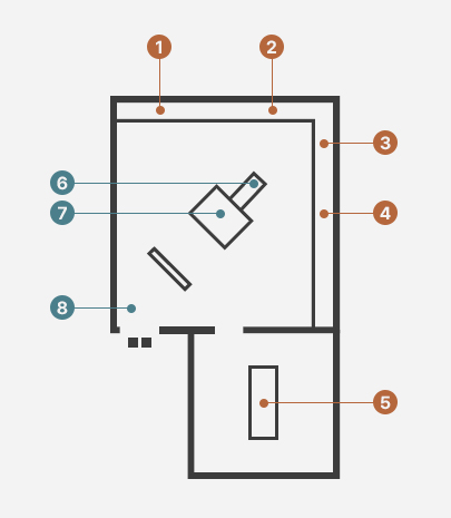 서예문화실 배치도