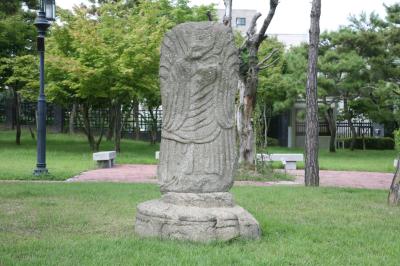 Standing Stone Buddha in Museong-ri